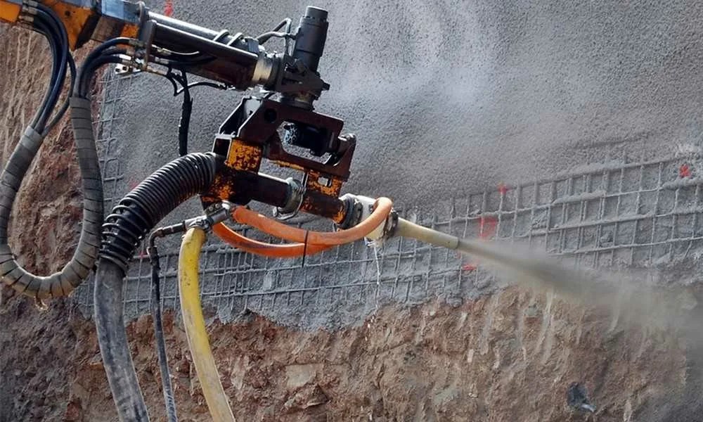 墻壁表面噴射混凝土的三種方法