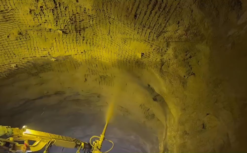 采礦中的噴射混凝土是什么？采礦中噴射混凝土的功能與優(yōu)勢(圖1)