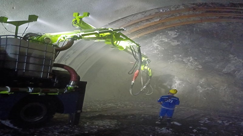 隧道施工中的噴射混凝土是什么？噴射混凝土的作用是什么？(圖1)