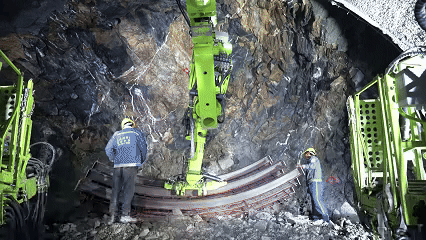 藍(lán)海智能拱錨臺(tái)車，為隧道立拱架、打錨桿施工環(huán)節(jié)提速增效！(圖2)